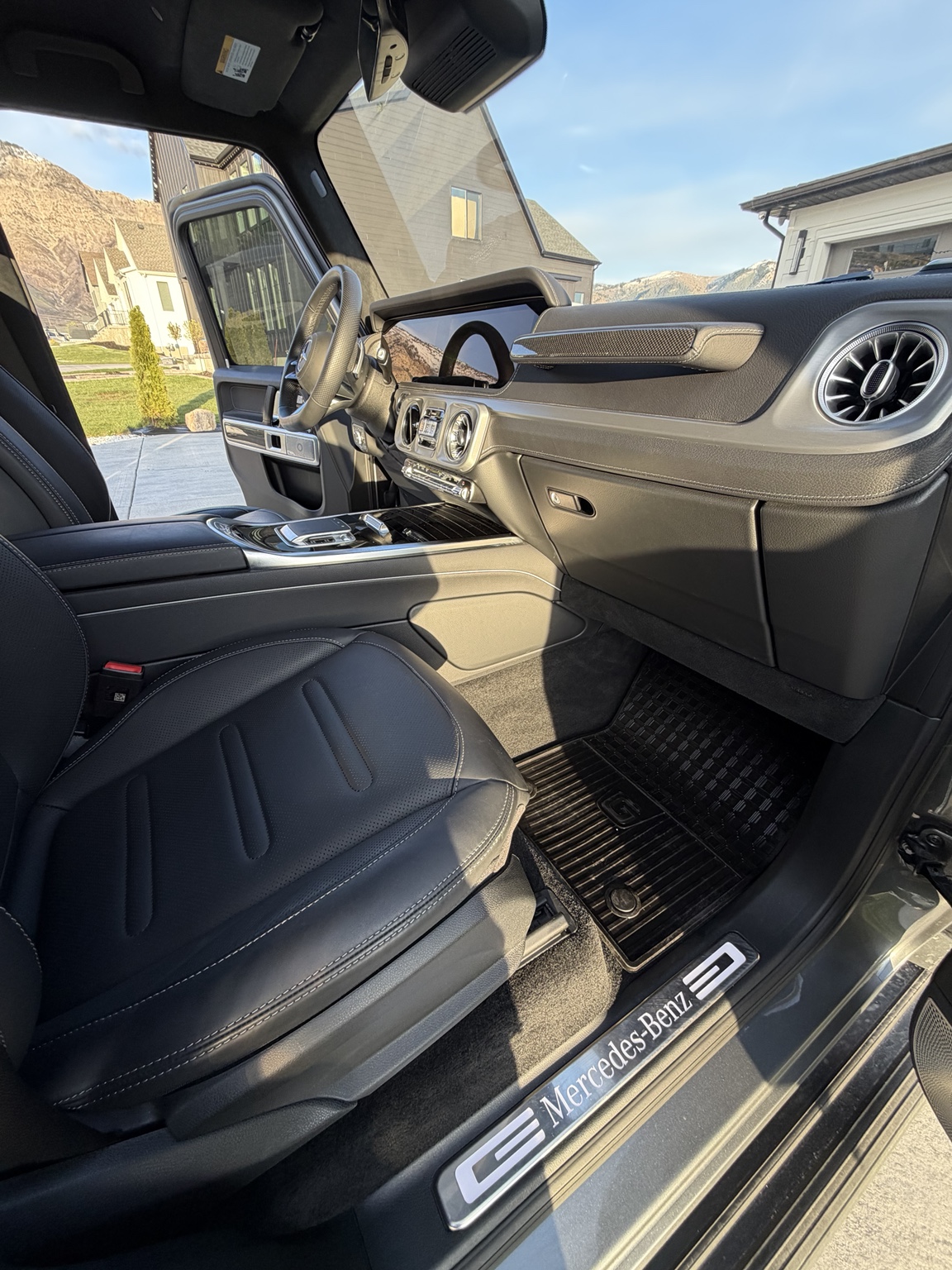 Mercedes interior after detail
